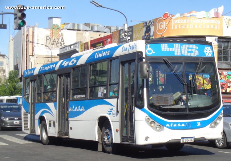 Mercedes-Benz OH 1621 L SB - Metalpar Iguazú Nueva Generación PH 108 - UTESA
AC 084 UJ

Línea 46 (Buenos Aires), interno 34
Ex línea 180 (Buenos Aires), interno 40
