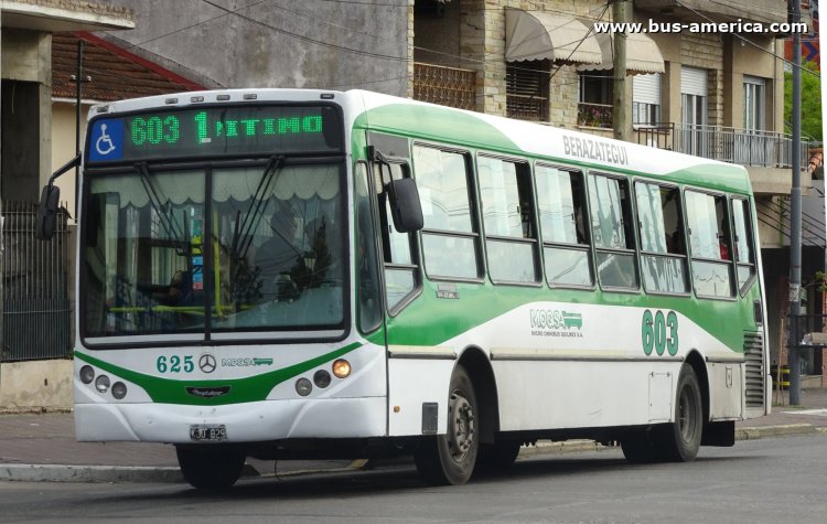Mercedes-Benz OH 1718 L SB - Metalpar Iguazú 2010 - MOQSA
KJD 829

Línea 603 (Pdo. Berazategui), interno 625
