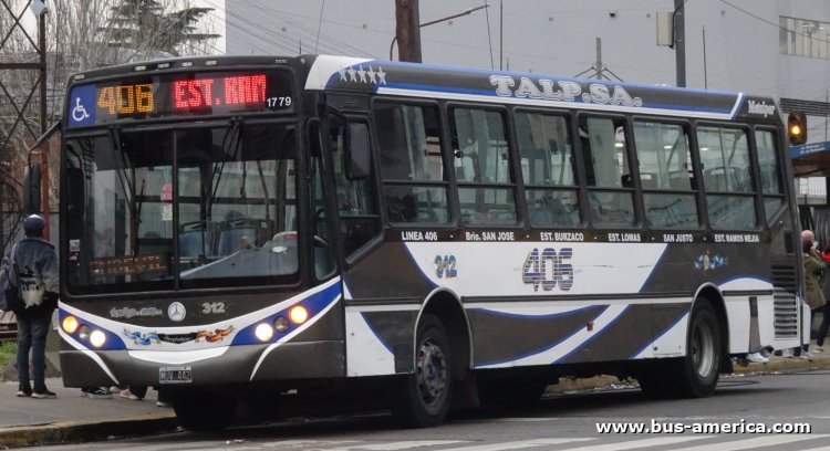 Mercedes-Benz OH 1718 L SB - Metalpar Iguazú 2010 PH 0067 - TALP
MUV 442

Línea 406 (Prov.Buenos Aires), interno 312 (1779)

