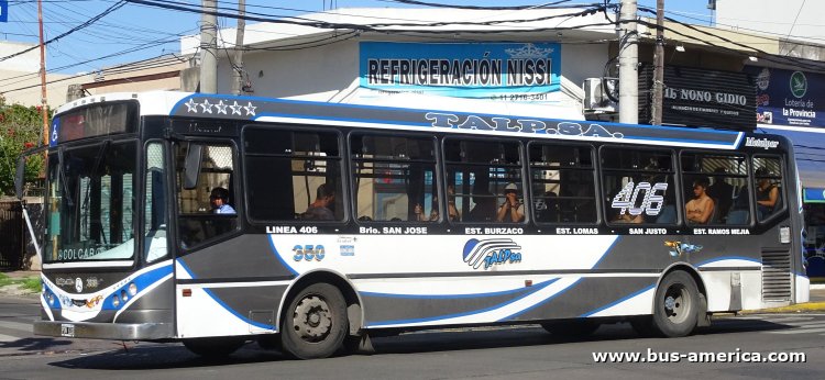 Mercedes-Benz OH 1718 L SB - Metalpar Iguazú 2010 - TALP
PON 610
[url=https://bus-america.com/galeria/displayimage.php?pid=67580]https://bus-america.com/galeria/displayimage.php?pid=67580[/url]
[url=https://bus-america.com/galeria/displayimage.php?pid=67582]https://bus-america.com/galeria/displayimage.php?pid=67582[/url]
[url=https://bus-america.com/galeria/displayimage.php?pid=67583]https://bus-america.com/galeria/displayimage.php?pid=67583[/url]

Línea 406 (Prov.Buenos Aires), interno 350
