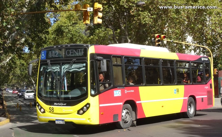 Mercedes-Benz OH 1721 L SB - Metalpar Iguazú Nueva Generación - Mendotran , El Trapiche y Pte.Alvear UTE
AD 542 EV

Línea 442 (Mendotran - Prov. Mendoza), interno 58
