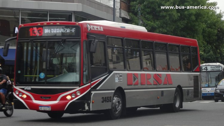 Volkswagen 18.280 OT LE - Metalpar Iguazú 2010 - ERSA
AB 323 CD

Línea 133 (Buenos Aires), interno 3458
