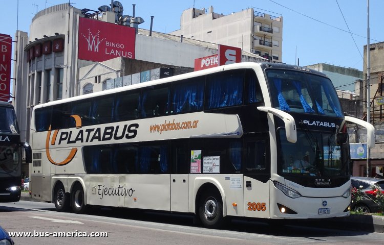 Volvo B450R - Metalsur Starbus 3 405 - Platabus
AB 982 AM

Línea 241 (Prov.Buenos Aires)
Platabus, interno 2005

