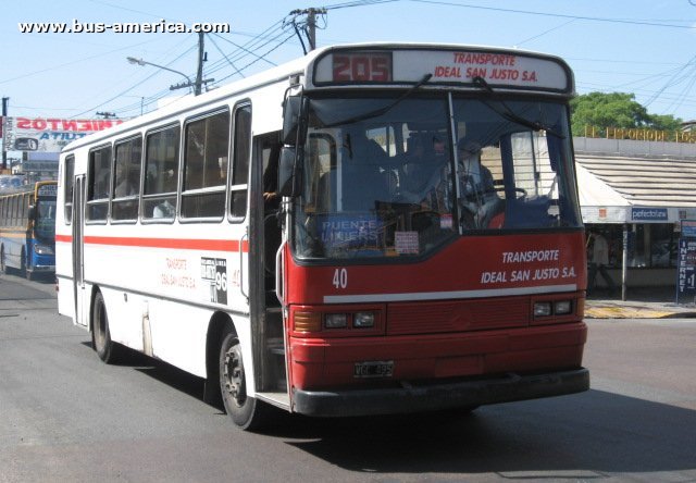 Mercedes-Benz OH 1316 - San Miguel - Transp. Ideal San Justo
VGC 495 - ex patente B.2473881

Línea 205 (Prov. Buenos Aires), interno 40
