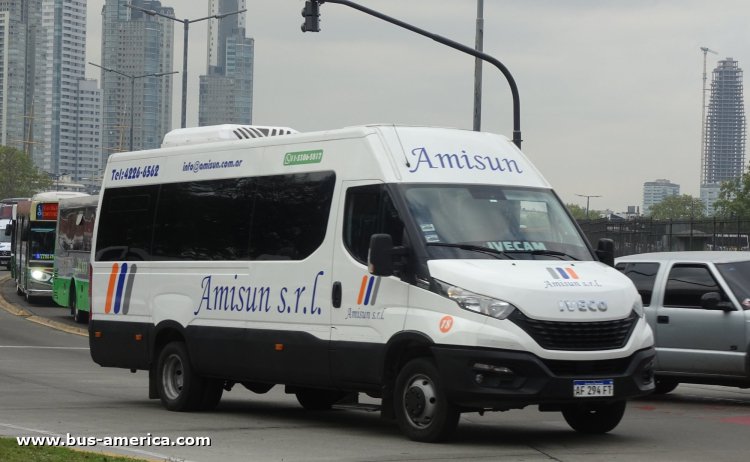 Iveco 50C170 Vetrato - R & O Valle - Amisun
AF 294 FT

Amisun (Buenos Aires), interno 18
