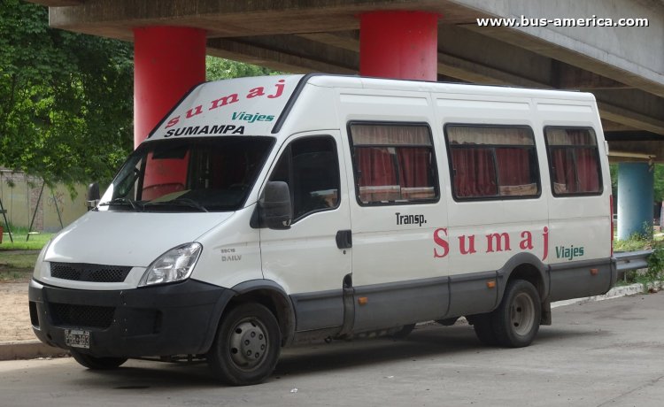 Iveco Daily 56C16 Paso (reacondicionado en Argentina por) R & O Valle - Sumay
PBH 183
[url=https://bus-america.com/galeria/displayimage.php?pid=67881]https://bus-america.com/galeria/displayimage.php?pid=67881[/url]

Sumaj (Prov.Sgo. del Estero)

Horarios solo de lunes a viernes: ida 13:30, vuelta 3:30
