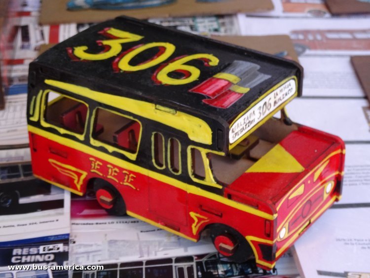 Bus America - EEE [juguete / miniatura]
Línea 306 (Prov.Buenos Aires) [juguete / miniatura]
