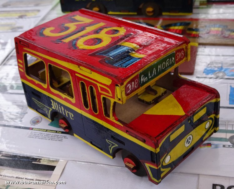 Bus America - Mitre [juguete / miniatura]
Línea 318 (Prov.Buenos Aires) [juguete / miniatura]

