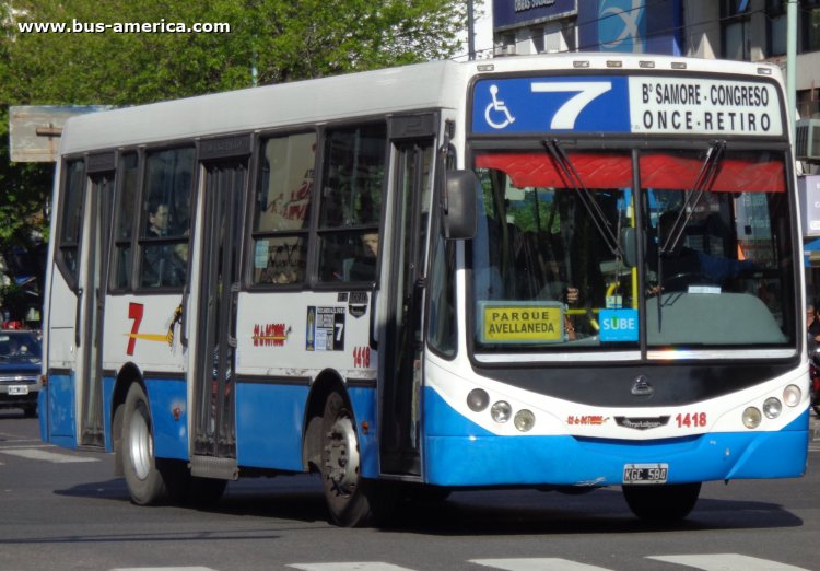 Agrale MT 12.0 - Metalpar Iguazú 2010 PH 71 - 12 de Octubre
KGC 584

Línea 7 (Buenos Aires), interno 1418
