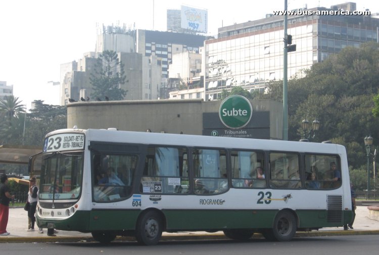 Agrale MT 12.0 LE - Metalpar Tronador PH 0052 - Rio Grande
Línea 23 (Buenos Aires), interno 604
