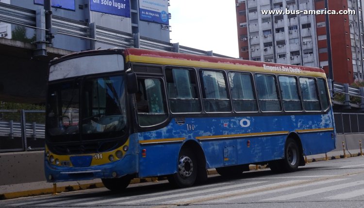 Mercedes-Benz OF 1418 - Metalpar Tronador - ex EDO
IAL 014

Línea ¿Est.Liniers-Merlo? (Buenos Aires, no autorizada - cumpliendo fraccionamiento línea 136), interno 196
Ex líneas EDO (Prov.Buenos Aires), interno 196


Servicio provisorio por el fin de semana largo de Carnaval, entre el 14 y 17 de febrero, ante la supresión del servicio del ferrocarril Sarmiento entre Once y Haedo. 
