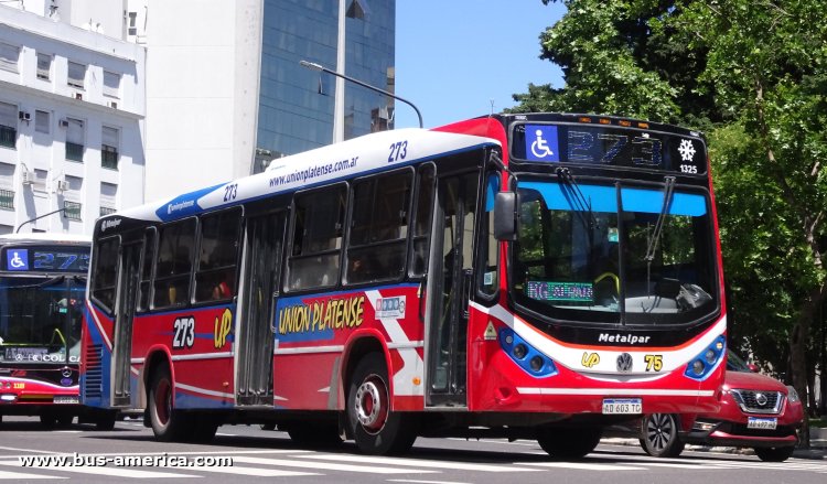 Volkswagen 18.280 OT LE - Metalpar Iguazu Nueva Generación PH 118 - Unión Platense
AD 603 TC
[url=https://bus-america.com/galeria/displayimage.php?pid=70092]https://bus-america.com/galeria/displayimage.php?pid=70092[/url]

Línea 273 (Prov.Buenos Aires), interno 75 (1325)
