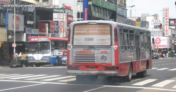 Mercedes-Benz OHL 1320 - Ugarte - Larrazabal
BCN 741

Línea 117 (Buenos Aires), interno 846

