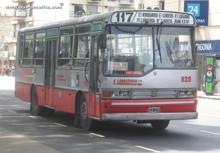 Mercedes-Benz OHL 1320 - Ugarte - Larrazabal
BCN 678

Línea 117 (Buenos Aires), interno 825
