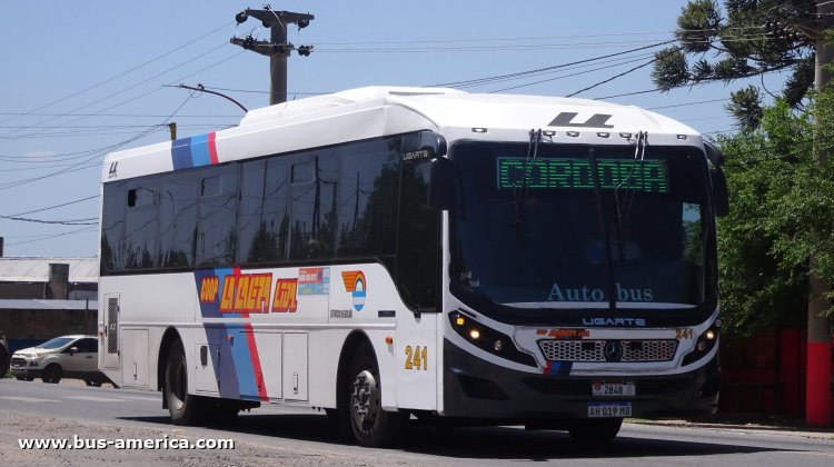 Mercedes-Benz O 500 U - Ugarte Europeo LD - Coop.La Calera
AH 019 MD
[url=https://bus-america.com/galeria/displayimage.php?pid=69769]https://bus-america.com/galeria/displayimage.php?pid=69769[/url]
[url=https://bus-america.com/galeria/displayimage.php?pid=69770]https://bus-america.com/galeria/displayimage.php?pid=69770[/url]
[url=https://bus-america.com/galeria/displayimage.php?pid=69771]https://bus-america.com/galeria/displayimage.php?pid=69771[/url]

Coop. La Calera (Prov.Córdoba), interno 241, patente provincial 2848
