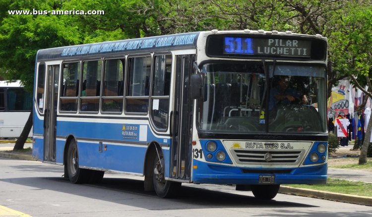 Mercedes-Benz OF 1418 - Ugarte Americano 2007 - Ruta Bus
OGA 748

Línea 511 (Pdo. Pilar), interno 131
