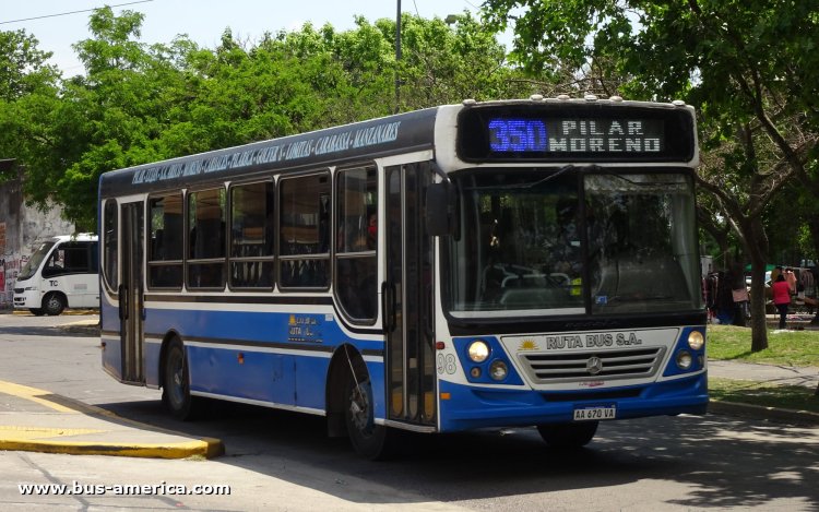 Mercedes-Benz OF 1621 - Ugarte Americano 2007 - Ruta Bus
AA 670 VA

Línea 350 (Prov. Buenos Aires), interno 98

