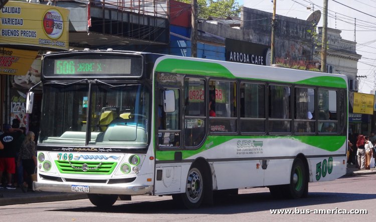 Mercedes-Benz OF 1621 - Ugarte Americano 2007 - SJBSA
AC 240 IG

Línea 506 (Pdo.F.Varela), interno 769
