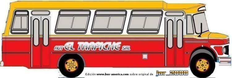 Mercedes-Benz LO 1114 - El Trapiche - El Trapiche
Línea 4 (Mendoza)

Edición: www.bus-america.com
Sobre dibujo base de: JAR (José Arturo Rivas)

Para conocer la historia completa de esta carrocería haga click en: 
[url=https://www.bus-america.com/ARcarrocerias/ElTrapiche/ElTrapiche-histo.php]EL TRAPICHE,  historia de sus carrocerías[/url]
