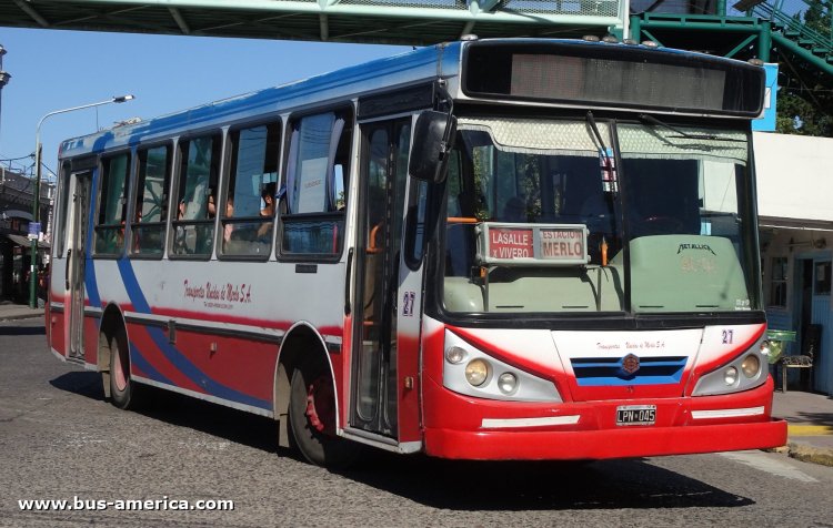 Mercedes-Benz OF 1418 - BiMet 2010 - TUM
LPN 045

Línea 500 (Pdo. de Merlo), interno 27
