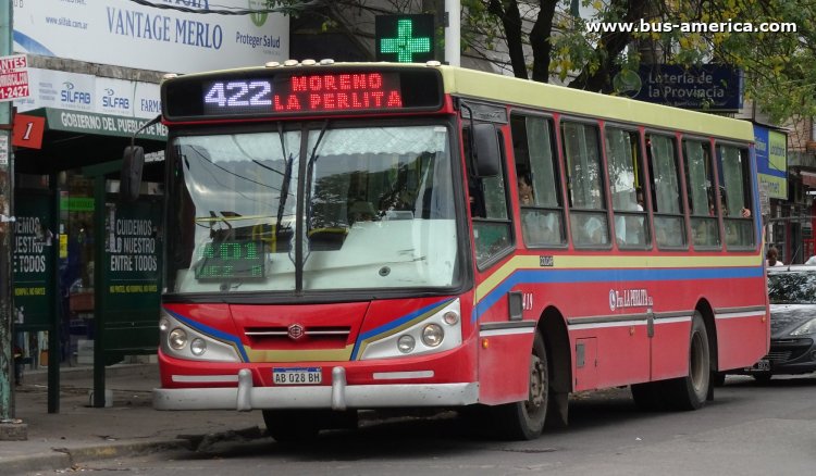 Mercedes-Benz OF 1621 - BiMet 2010 - La Pelita
AB 028 BH

Línea 422 (Prov. Buenos Aires), interno 419
