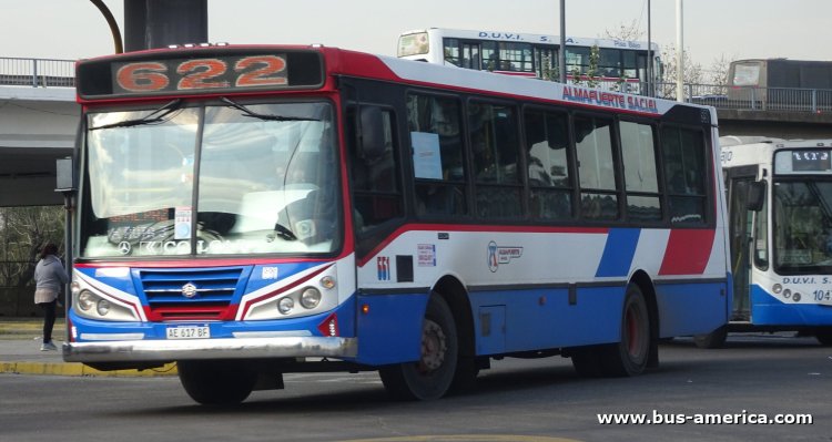 Mercedes-Benz OF 1621 - BiMet 2010 - Almafuerte
AE 617 BF

Línea 622 (Pdo. La Matanza), interno 551
