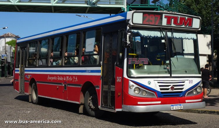 Mercedes-Benz OF 1621 - BiMet 2010 - TUM
AE 035 QA

Línea 297 (Prov. Buenos Aires), interno 317
