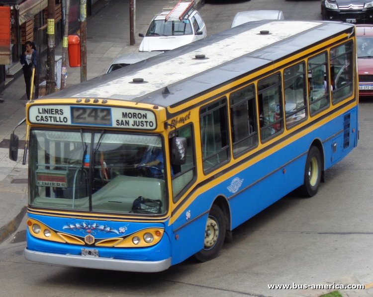 Mercedes-Benz OH 1518 - BiMet Corbus - La Cabaña
HOZ 762

Línea 242 (Prov.Buenos Aires), interno 96
