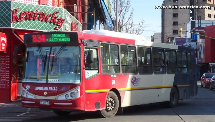 Mercedes-Benz OH 1618 L SB - BiMet 2010 - Emp.Linea 216
AB 232 RJ

Línea 634 (Pdo. Morón), interno 241
