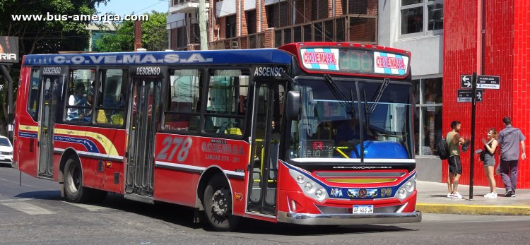Mercedes-Benz OH 1621 L SB - BiMet Corbus OH 1621 U 37/16 - COVEMASA
AF 463 JW

Línea 278 (Prov. Buenos Aires), interno 90
