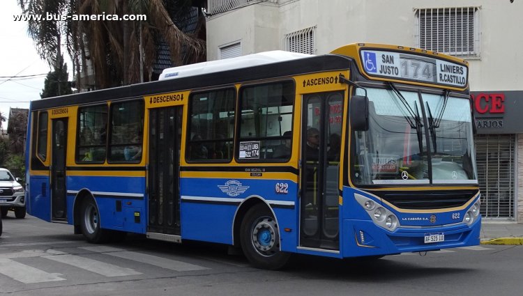 Mercedes-Benz OH 1621 L SB - BiMet 37/16 - La Cabaña
AF 525 IO

Línea 174 (Buenos Aires), interno 622
