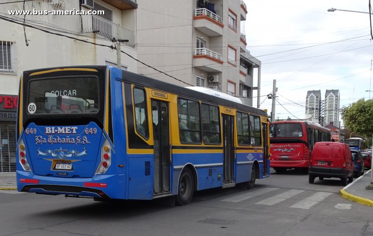 Mercedes-Benz OH 1621 L SB - BiMet 37/16 - La Cabaña
AF 451 WZ

Línea 174 (Buenos Aires), interno 649
