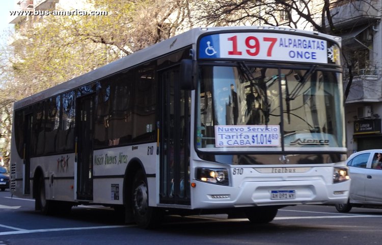 Mercedes-Benz O 500 U - Italbus Tropea Ital.88-20 - Misión Buenos Aires , La Central de Vicente López
AH 091 WY

Línea 197 (Buenos Aires), interno 810
