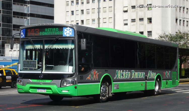 Mercedes-Benz O 500 U - Italbus Tropea - Misión Buenos Aires
AD 862 RH

Línea 143 (Buenos Aires), interno 155
