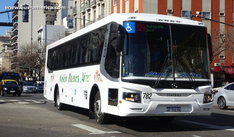 Mercedes-Benz O 500 U - Italbus Tropea - Misión Buenos Aires , La Ctral.Vte.López
AF 900 MN

Línea 129 (Buenos Aires), interno 782
