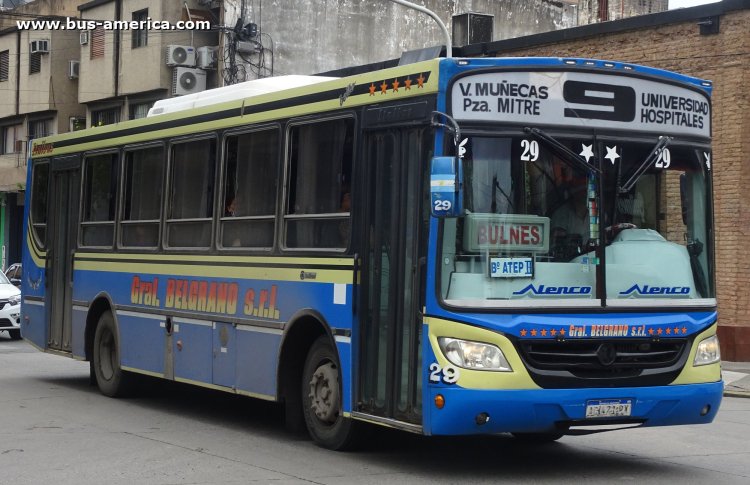 Mercedes-Benz OF 1621 - Italbus Bello - Gral.Belgrano
AC 471 PX

Línea 9 (San Miguel de Tucuman), interno 29
