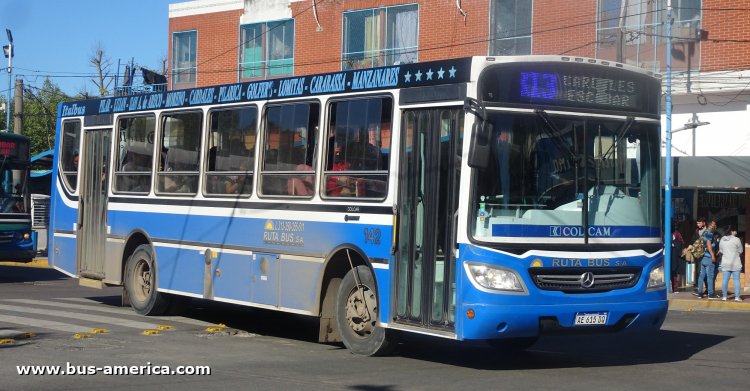 Mercedes-Benz OF 1621 - Italbus Bello - Ruta Bus
AE 615 DQ
[url=https://bus-america.com/galeria/displayimage.php?pid=53455]https://bus-america.com/galeria/displayimage.php?pid=53455[/url]

Línea 313 (Prov. Buenos Aires), interno 142
