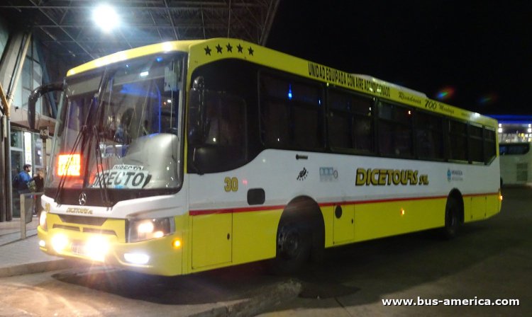 Mercedes-Benz OF 1721 - Italbus Bello - Dicetours
AB 898 MO
[url=https://bus-america.com/galeria/displayimage.php?pid=61676]https://bus-america.com/galeria/displayimage.php?pid=61676[/url]

Líneas 716 (Prov. Mendoza), interno 30
