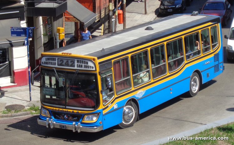 Mercedes-Benz OH 1315 L SB - Italbus Tropea - La Cabaña
GYK 842
[url=https://bus-america.com/galeria/displayimage.php?pid=60125]https://bus-america.com/galeria/displayimage.php?pid=60125[/url]

Línea 242 (Prov. Buenos Aires), interno 103
