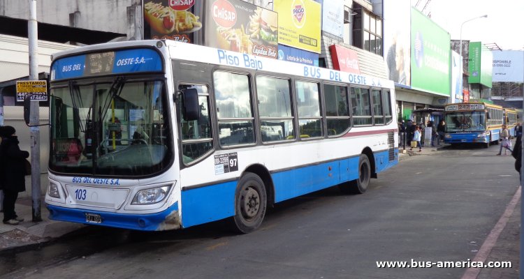 Mercedes-Benz OH 1315 L SB - Italbus Tropea Ital 4-06 - Bus del Oeste
GYJ 265

Línea 97 (Buenos Aires), interno 103
