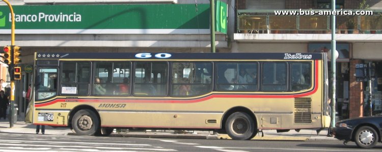Mercedes-Benz OH 1315 L SB - Italbus Venecia - MONSA
Línea 60 (Buenos Aires), interno 217
