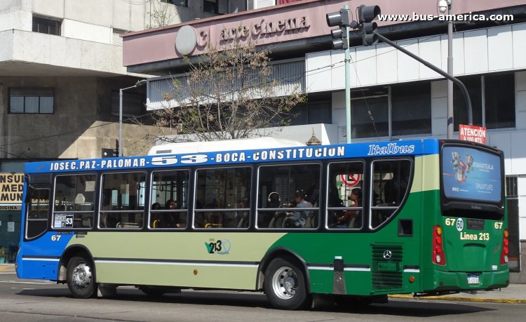Mercedes-Benz OH 1621 L SB - Italbus Tropea Ital.61-16 - Línea 213
AE 618 UA

Línea 53 (Buenos Aires), interno 67
