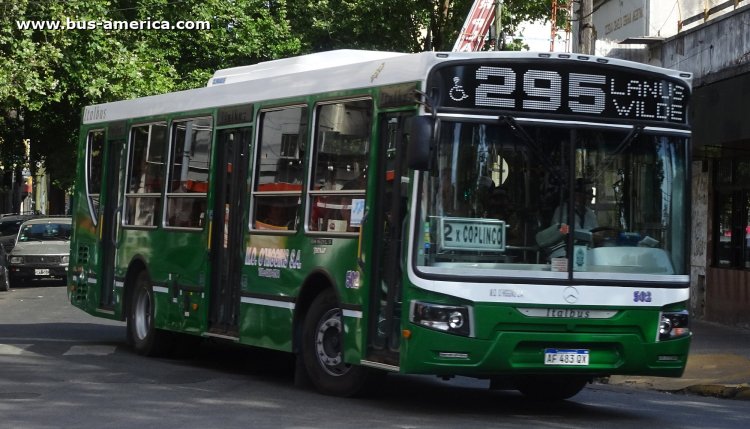 Mercedes-Benz OH 1621 L SB - Italbus Tropea Ital 89-20 - M.O.O'Higgins
AF 483 QX

Línea 295 (Prov. Buenos Aires), interno 502
