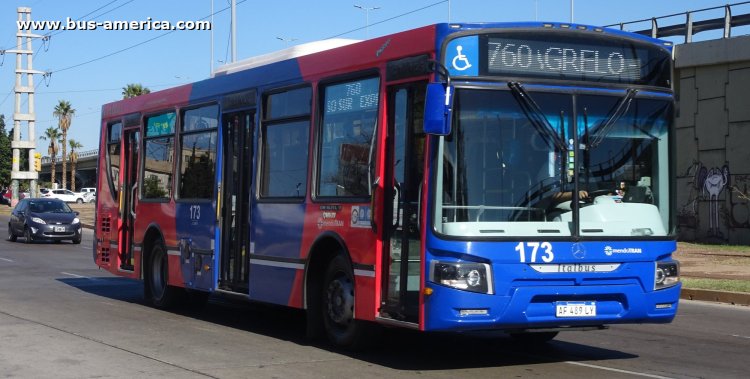 Mercedes-Benz OH 1621 L SB - Italbus Tropea Ital 89-20 - Mendotran , Pte.Alvear y El Trapiche UT
AF 489 LY

Línea 760 (Mendotran - Prov.Mendoza), interno 173
