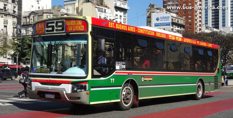 Mercedes-Benz OH 1721 L SB - Italbus Tropea Ital 90-21 - MOCBA
AG 216 TR

Línea 59 (Buenos Aires), interno 77
