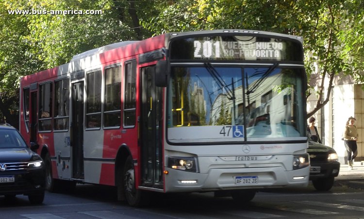 Mercedes-Benz OH 1721 L SB - Italbus Tropea - Mendotran , Maipú
AF 282 JS

Línea 201 (Mendotran, Prov.Mendoza), interno 47
