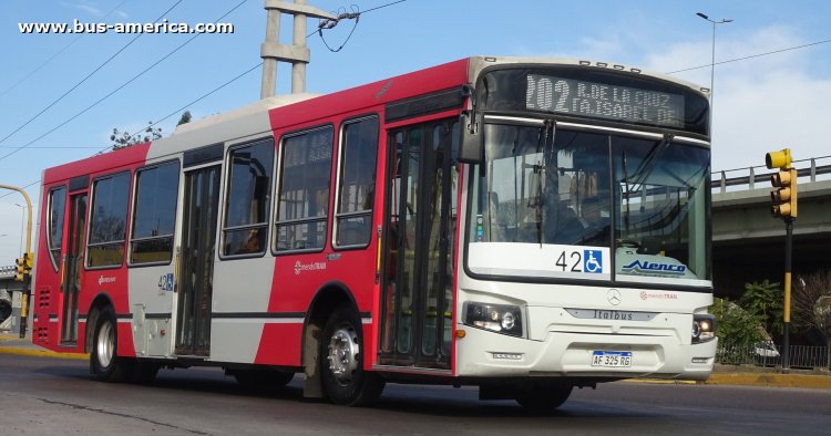 Mercedes-Benz OH 1721 L SB - Italbus Tropea - Mendotran , Maipú
AF 325 RG

Línea 202 (Mendotran, Prov.Mendoza), interno 42
