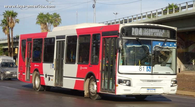 Mercedes-Benz OH 1721 L SB - Italbus Tropea - Mendotran , Maipú
AF 363 JA

Línea 204 (Mendotran, Prov.Mendoza), interno 81
