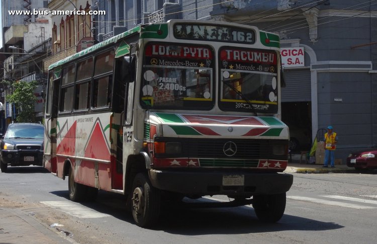 Mercedes-Benz L 711 - San Fernando - La Unión
OAV 894

Línea 16.2 (Asunción), unidad 1129
Ex linea 18 (Asunción), unidad 1126 [2011-¿201x?]
