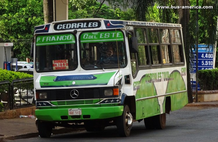 Mercedes-Benz L 711 - Cedrales Tour
KAF 543

Cedrales Tour (Ciudad del Este), unidad 1200


Archivo originalmente posteado entre septiembre y octubre de 2018 
